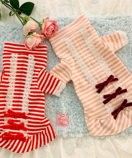 XS / S /Mサイズ【 AngelicMoon Chambre】『Mariniere bebe（マリニエールべべ）PINK』