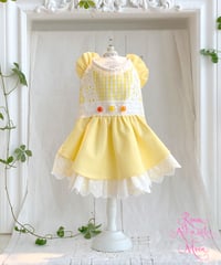 ＊ラスト1枚XSサイズ＊【Vichy】Lemon Drop Dress（レモンドロップドレス）