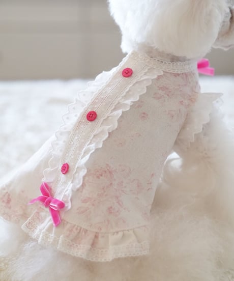 ☆Sサイズのみ☆【Botanical Love】Powder  Pink  Rosie Dress（パウダーピンクロージードレス）