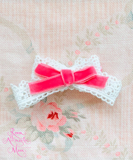 【 AngelicMoon Chambre】『Mariniere bebe（マリニエールべべ）』 バレッタ
