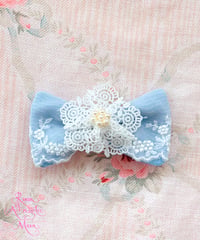 【 Picnic of Marie Antoinette】 マリーアントワネットのピクニックシリーズ Robe en jean（ローブアンジーン）バレッタ