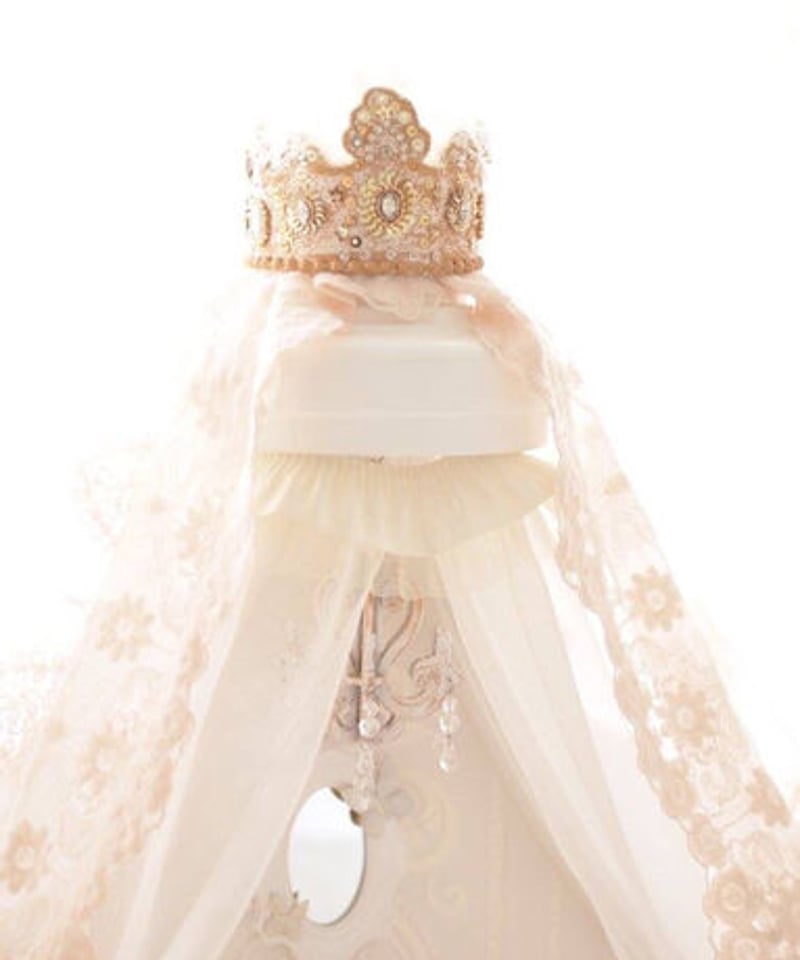 Boudoir 】ヴィンテージカーテン/ブードワール (天蓋つきベッド