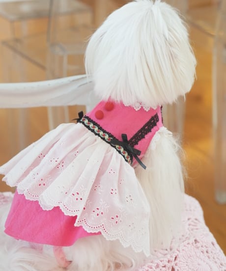 【Sweetie Heidi】Robe Rose Tablier(ローブローズタブリエ)　XS/Sサイズ