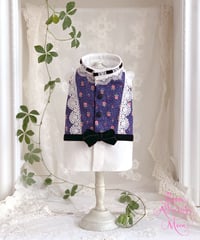 ☆残1枚☆【Botanical Love】Bleu Marine Blouse（ブルーマリヌブラウス）XSサイズ