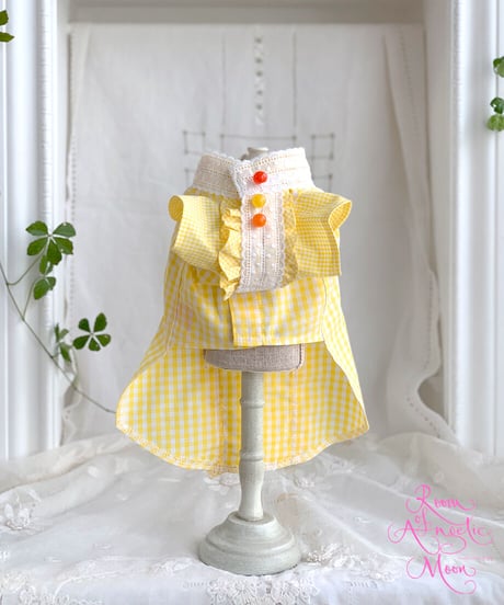 【Vichy】 Peach Drop Blouse（ピーチドロップブラウス） XSサイズ