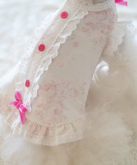 ☆Sサイズのみ☆【Botanical Love】Powder  Pink  Rosie Dress（パウダーピンクロージードレス）