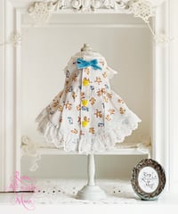 ☆ラスト1枚ずつ【Chambre】Mon Poussin Dress  Blanc（モン プサン ドレス ブラン）