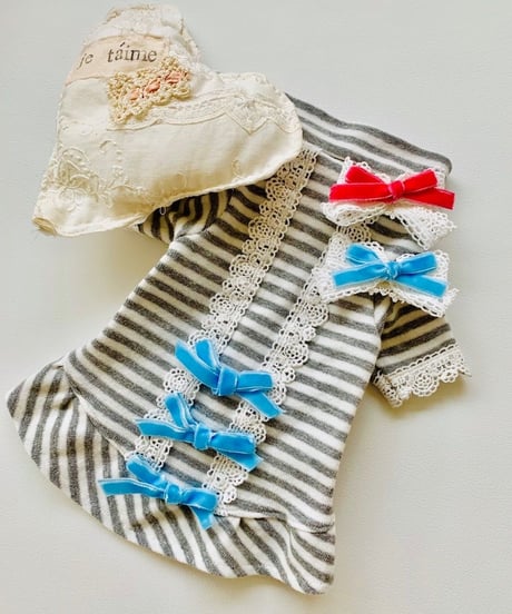 【 AngelicMoon Chambre】『Mariniere bebe（マリニエールべべ）』 バレッタ