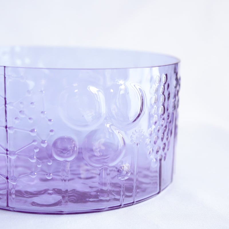 nuutajarvi / FLORA（ ヌータヤルヴィ/フローラ） ボウル 19cm アメジ