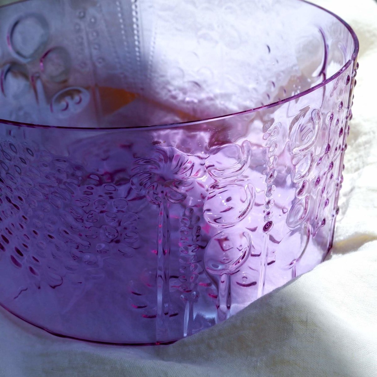 nuutajarvi / FLORA（ ヌータヤルヴィ/フローラ） ボウル 19cm アメジ