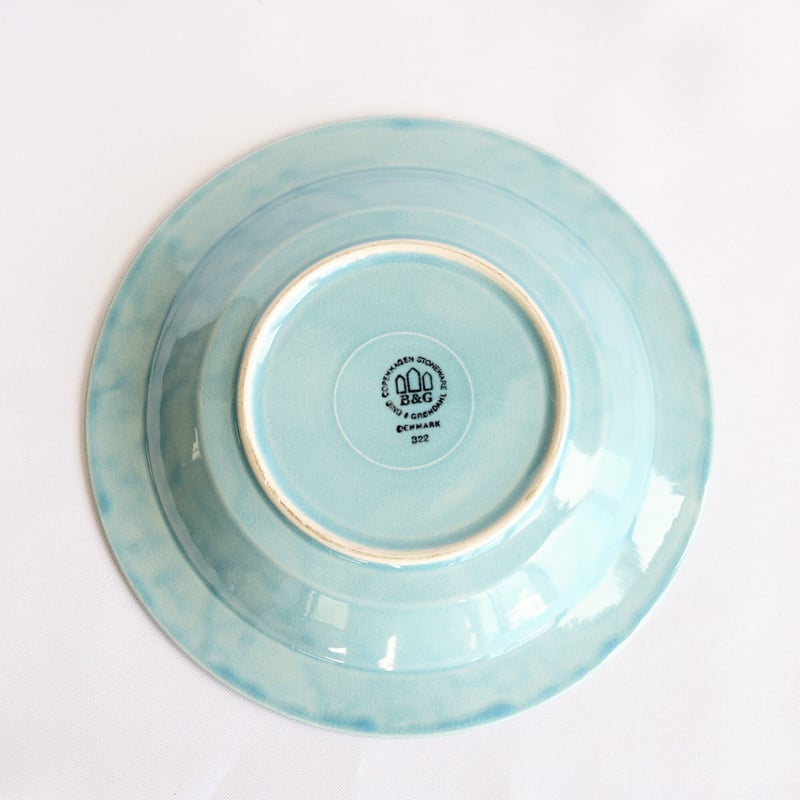 【値下げ】クイストゴー　コーディアルパレット　ターコイズ　　スーププレート クイストゴーコーディアルパレットターコイズスーププレート