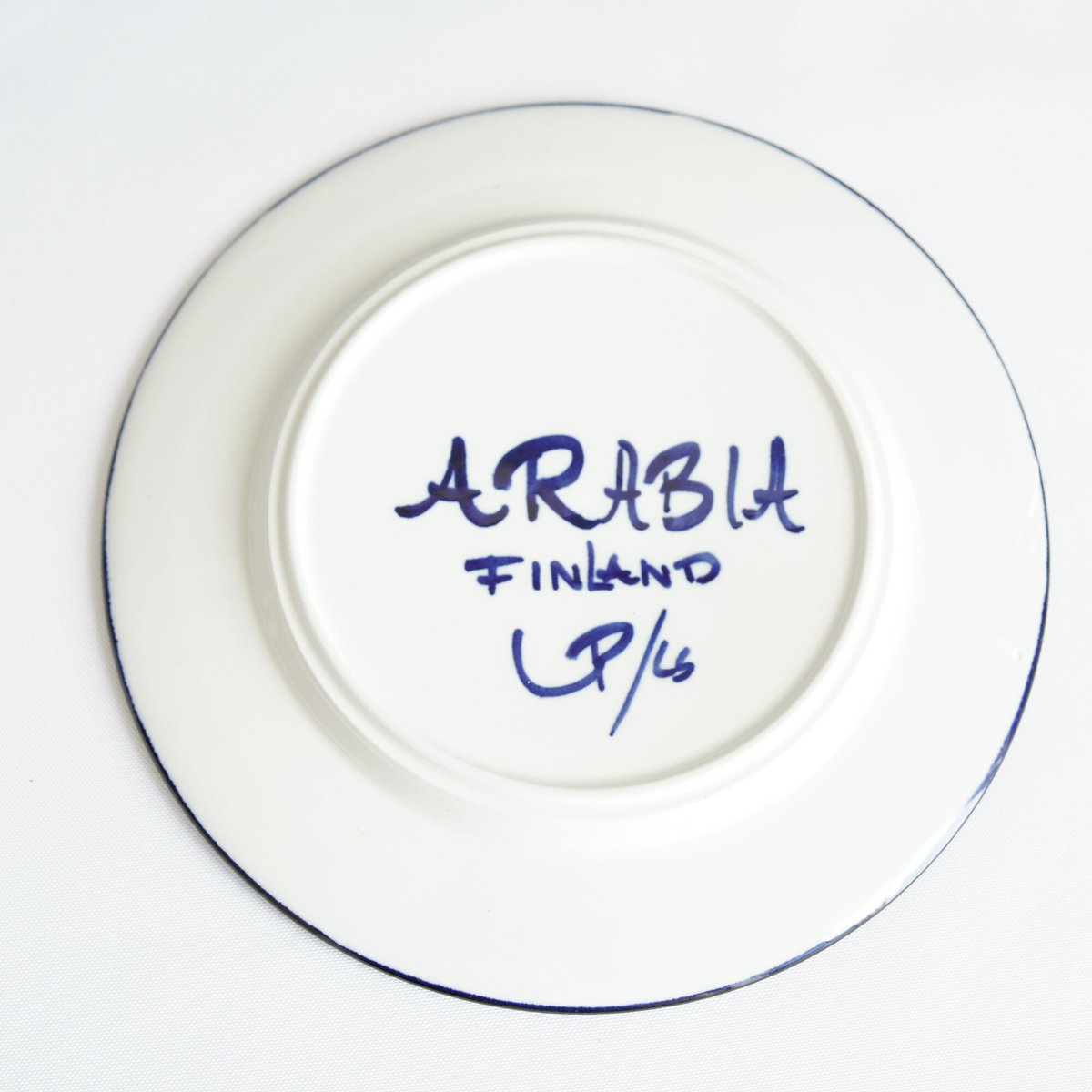 ARABIA - アラビア バレンシア 19cmプレート ２枚 アラビア（ARABIA）バレンシア（Valencia）23cm スープ皿 深皿