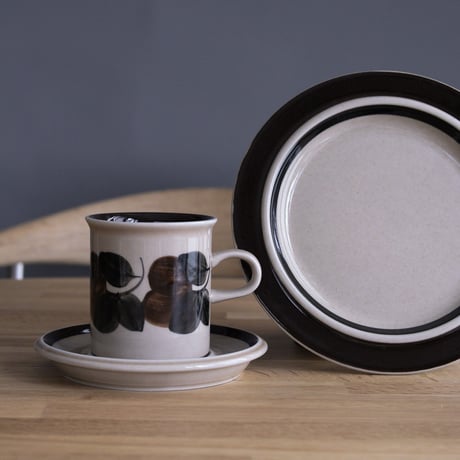 Arabia Ruija/ アラビア ルイヤ　コーヒーカップソーサートリオ