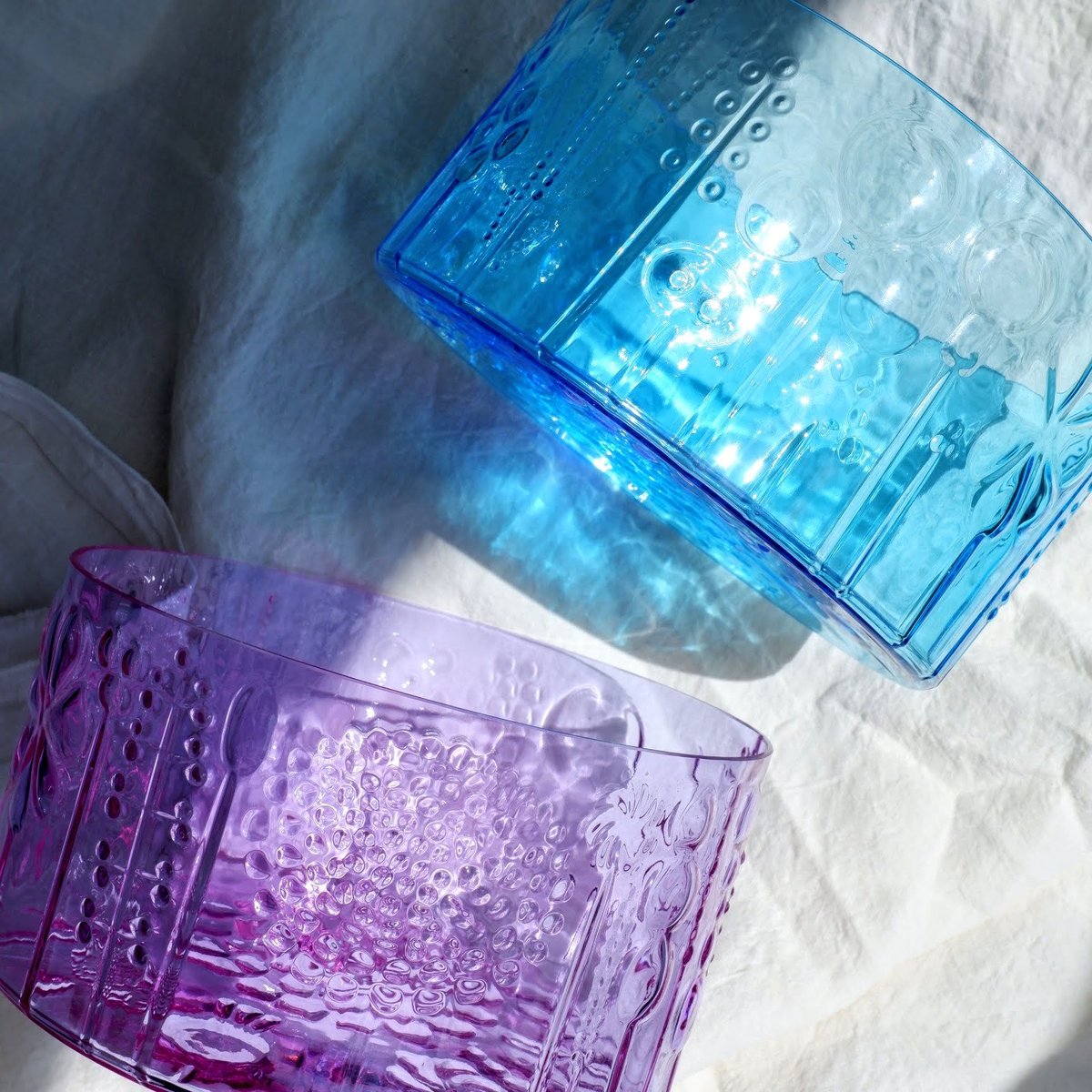 nuutajarvi / FLORA（ ヌータヤルヴィ/フローラ） ボウル 19cm アメジ