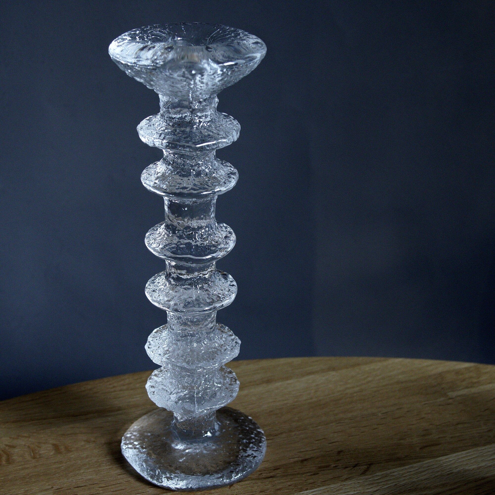 サイン入り　イッタラ　フェスティボFestivo　キャンドルホルダー　1リング① Iittala/Festivo（イッタラ/フェスティーヴォ）キャンドルホルダー24.5