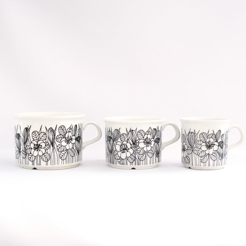 ARABIA Krokus/アラビア クロッカス デミタスカップソーサー  