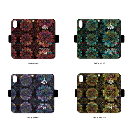 手帳型iPhone case>>>MANDALA-4color