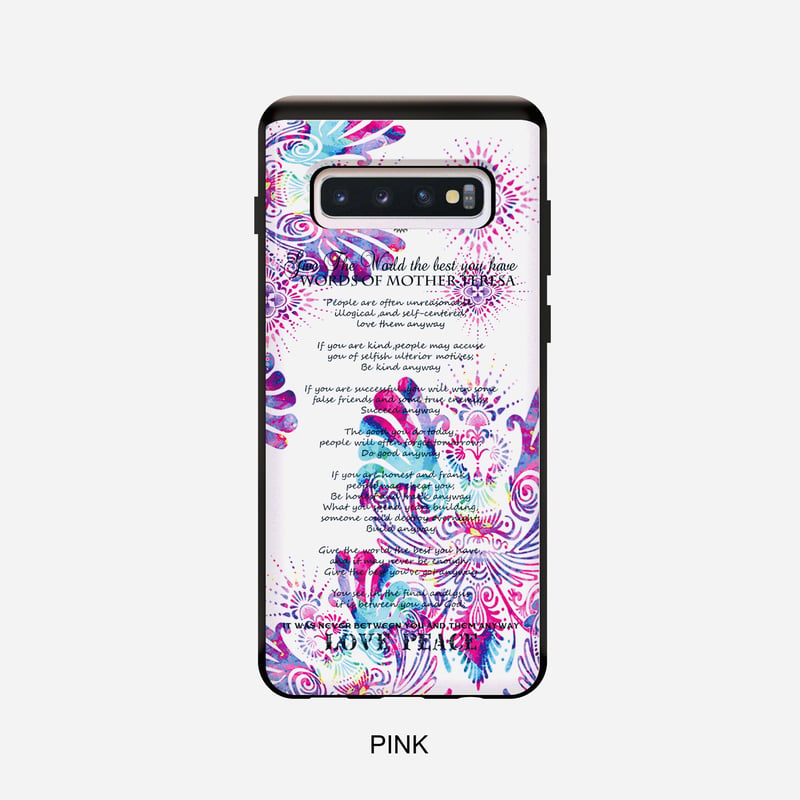 Android-GALAXY S10プラスケース（カード収納付き耐衝撃）☆ FLY-WORD