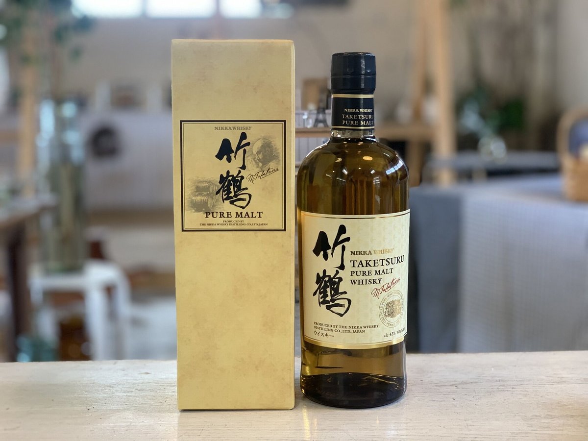 竹鶴ピュアモルト白ラベル（700ml）箱付き | wine + SAKE Toranekoya