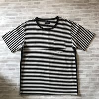 BORDER TEE / BLACK