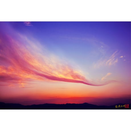 ＜フォトアクリル＞天空に舞う鳳凰　（Sサイズ）