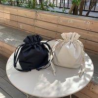 撥水巾着bag