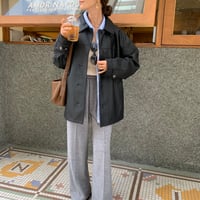 上質フェイクレザージャケット