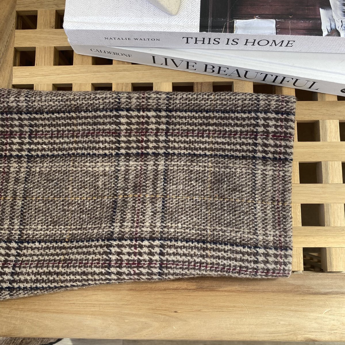 チェック柄ダブルジャケットコート | BLATE