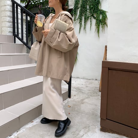 10/16入荷・上質メニーウェイミディアムトレンチコート