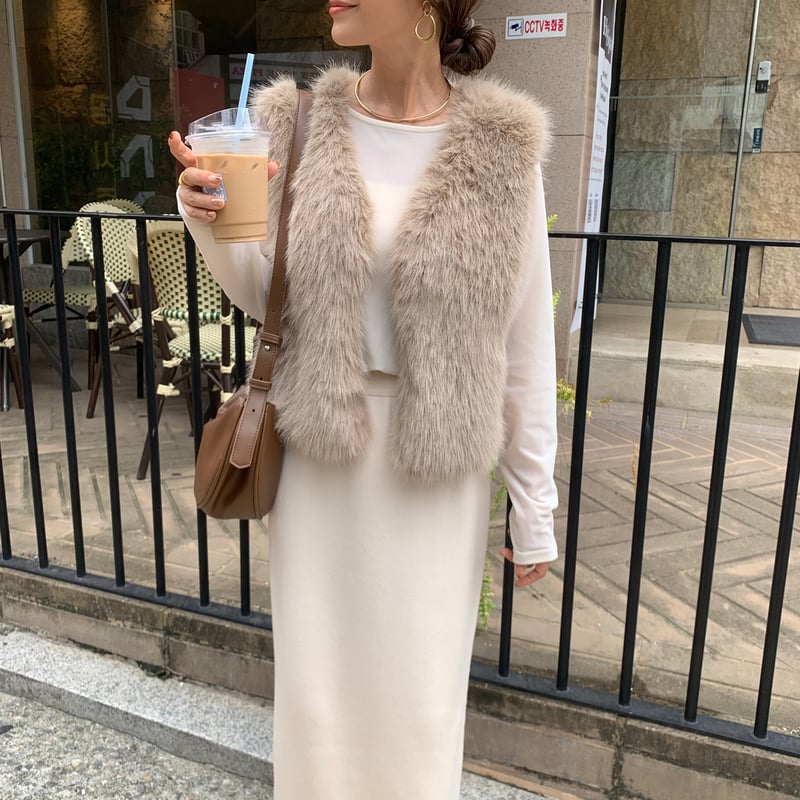 エコファーショートベスト | BLATE