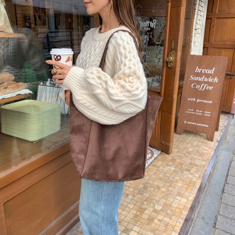 スエードトートbag