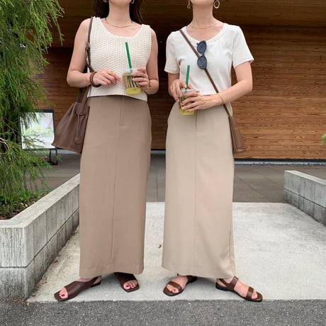美ラインニュアンスロングスカート