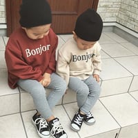BONJOUR裏起毛スウェット