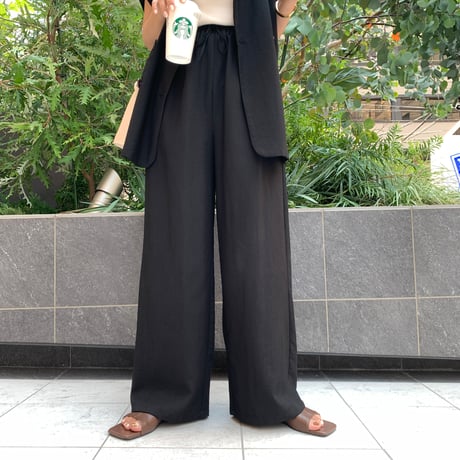 リラックスワイドパンツ