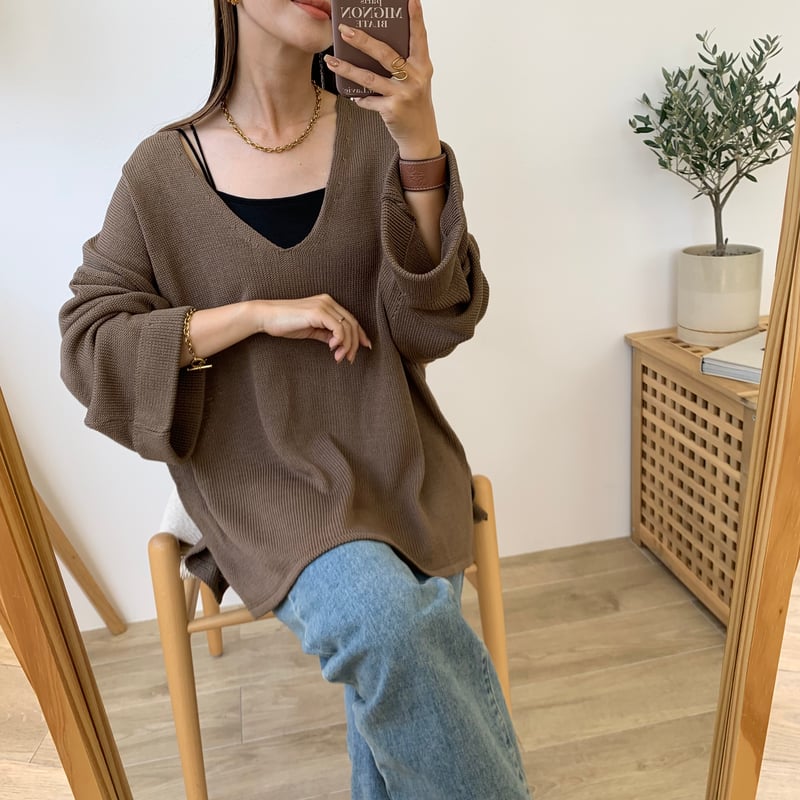 MARTE カップ付き デザインキャミソール Cut Out Design Camisole｜カットアウトデザインキャミソール