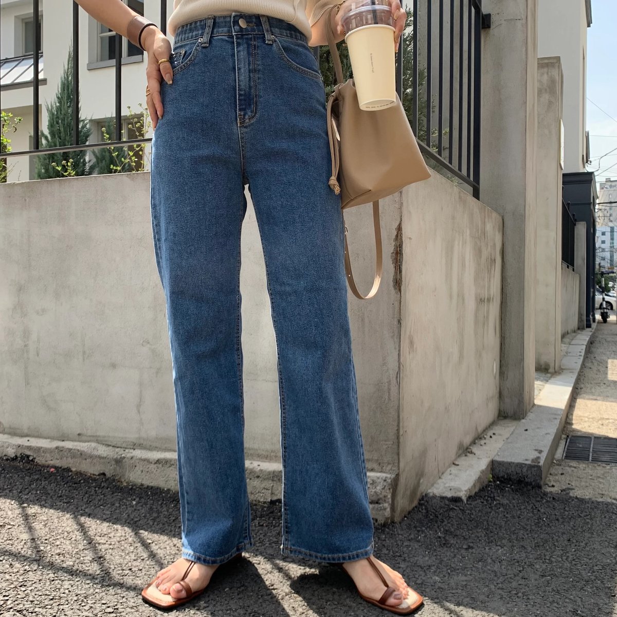 bless u ブラック えろ ストレートデニム L
