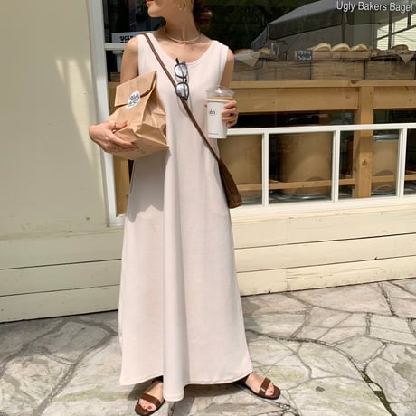 リラックスフレアワンピース