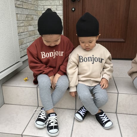 BONJOUR裏起毛スウェット