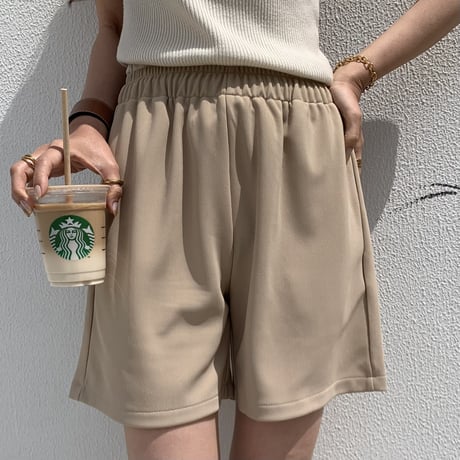 細見えスイムショートパンツ  キーネックと同素材