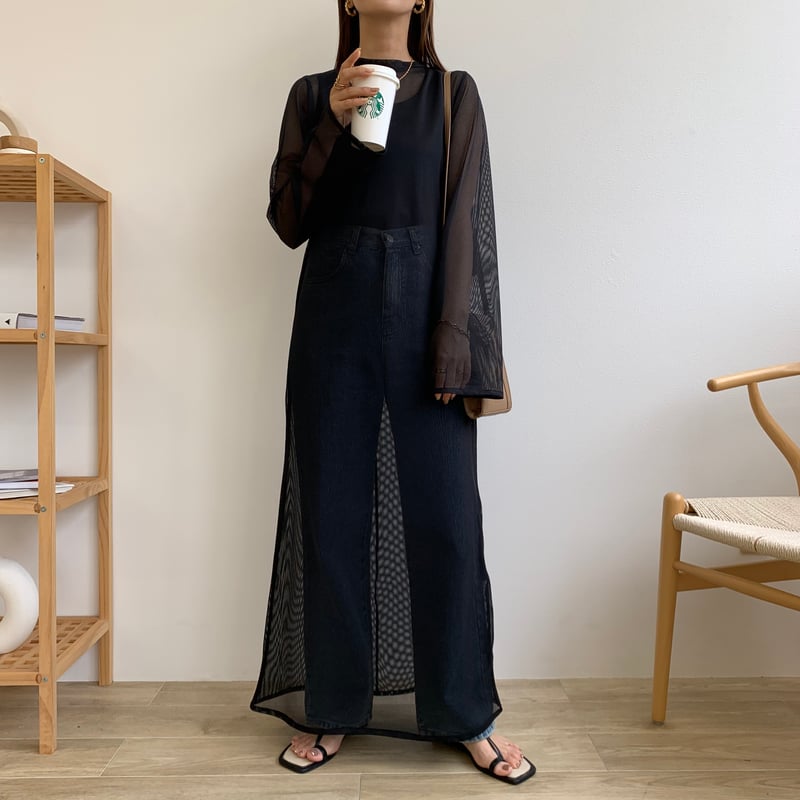 BLAMINK 半袖ロングワンピース 36 BLAMINK - □美品□BLAMINK ブラミンク ワンピース サイズ36