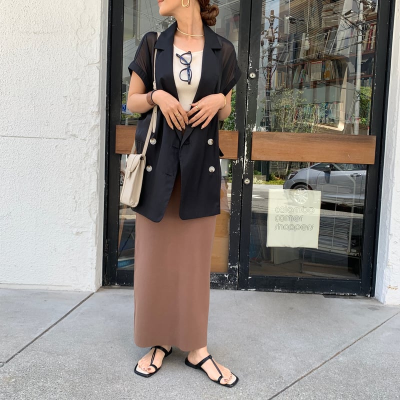 シンプル美ラインニットタイトスカート 新色 | BLATE