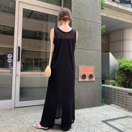 2WAYシアーメッシュワンピース