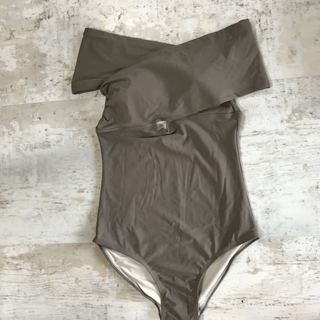 2WAYオフショルワンピースswimwear