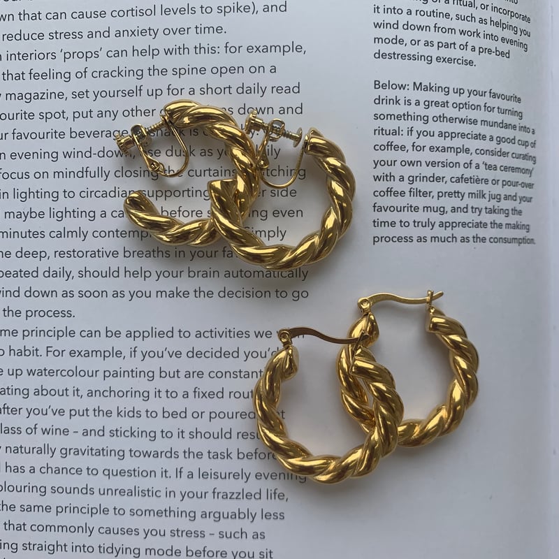 14K SLC刻印 ゴールド ツイストデザイン ピアス CN210322___1.jpg?crop=center&