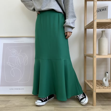 シンプルマーメイドスカート