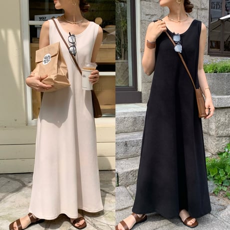 リラックスフレアワンピース