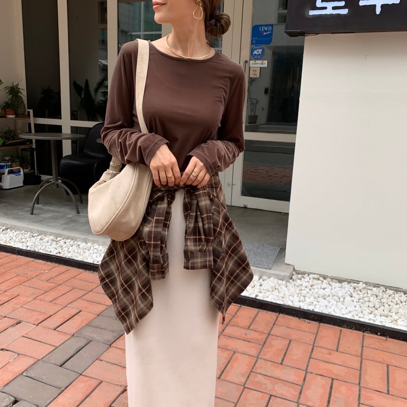 ブラウンショートチェックシャツ | BLATE