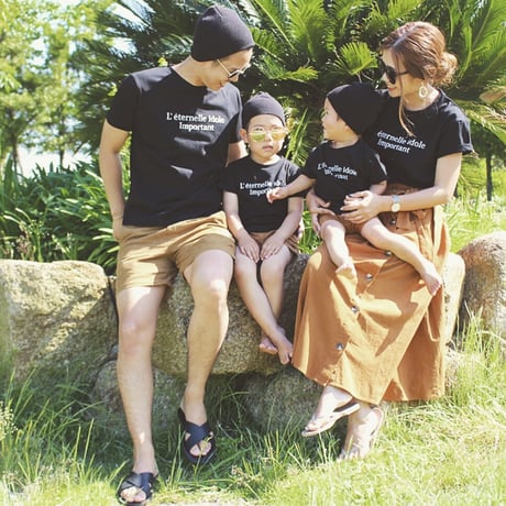 Original・familyロゴTシャツ2・ベビー・キッズ
