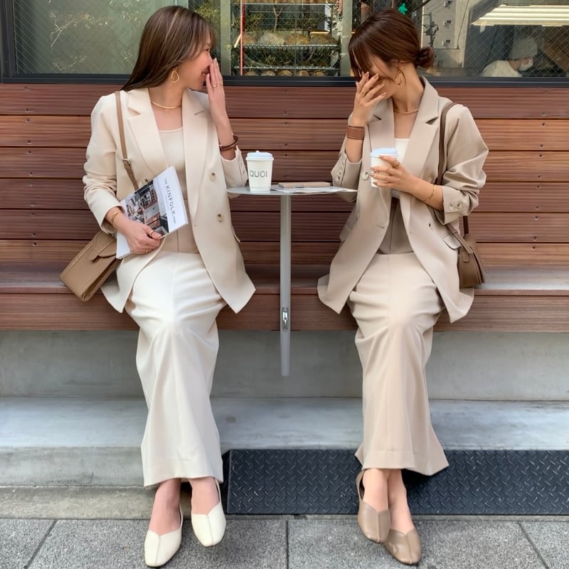 即納・サイズ調節可能・ニュアンススカートセットアップ | BLATE 