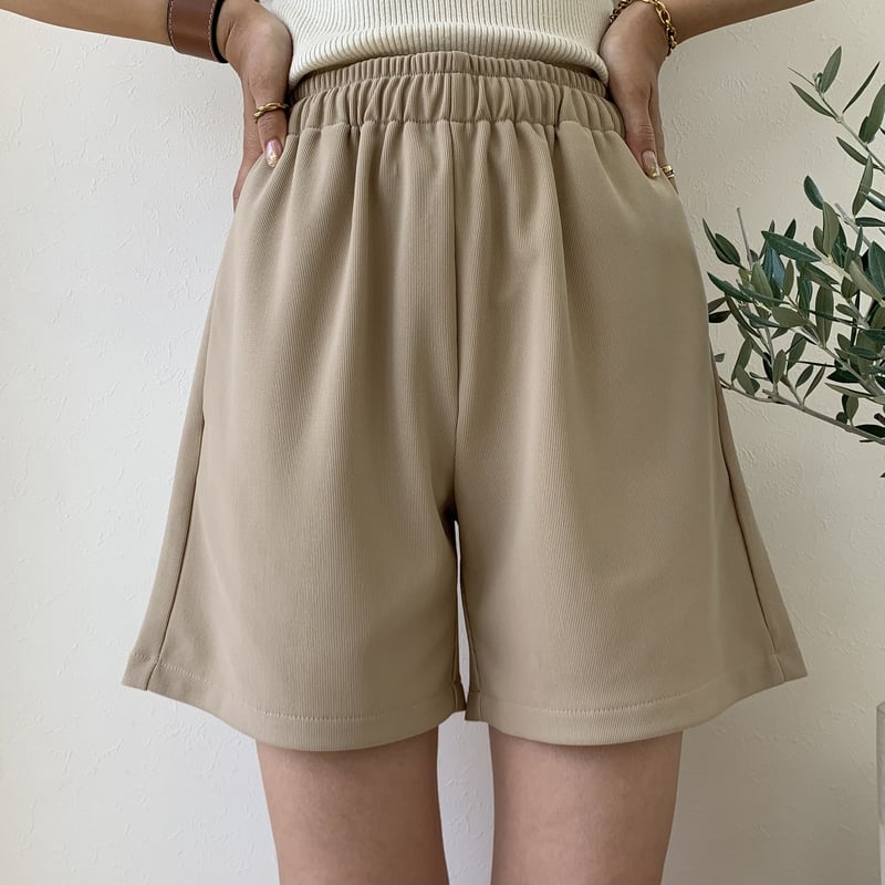 細見えスイムショートパンツ キーネックと同素材 | BLATE